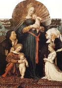 Hans holbein the younger Madonna of Mercy and the Family of Jakob Meyer zum Hasen oil on canvas